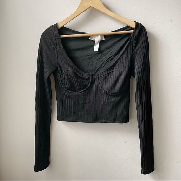 Fleur Du Mal Long Sleeve Knit Bra Top - Picture 4 of 10